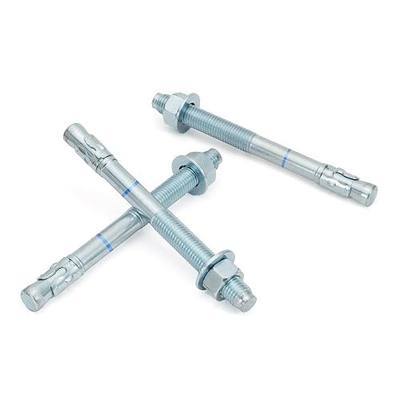 3/4" x 12" Concrete Anchors (10 Pack) 3/4 inch Wedge Anchors Bolts Zinc Plated
