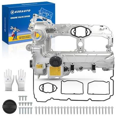 Ezexpreze 2.0L Turbo N20 Upgrade Aluminum Engine Valve Cover with Oil Filler Cap & Gasket & Bolts Compatible with 2012-2018 BMW 228i 320i 328i 428i 528i X1 X3 X4 X5 Z4 (Included GT/xDrive)