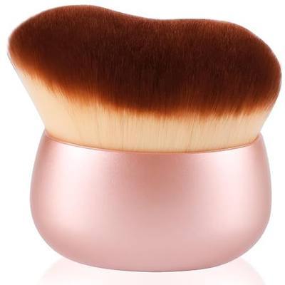 Body Makeup Brush for Self Tanner – Wide Kabuki Brush Applicator for Body Blending, Bronzer, Leg Makeup & Concealer, Streak-Free Full-Body Coverage Perfector, Pink