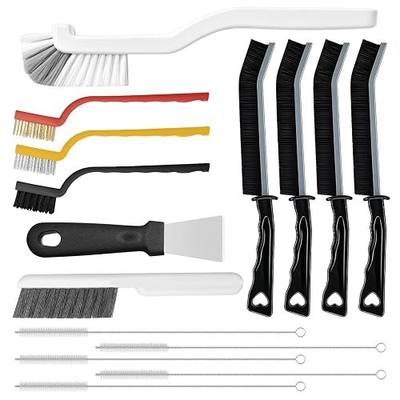 15pcs Crevice Cleaning Brush, Hard Bristle Scrub Brushes Tools, Multifunctional Grout Brush for Home, Bathroom, Ktichen, Window and Corners