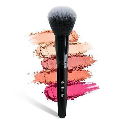 Raffaello Blush Brush, Powder Brush, Ultra-Plush Synthetic Bristles, Bronzer Brush For Contour & Definition,ideal for powder, blush and bronzer in cream, liquid or powder form. Vegan and cruelty-free