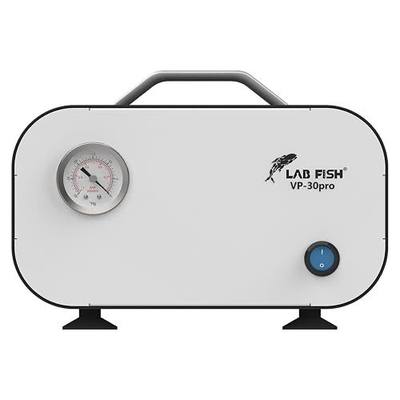 LAB FISH VP-30PRO Vacuum Pump, 30L/min Adjustable Pressure | Negative & positive pressure, oilless, diaphragm, portable, for lab filtration & sample prep