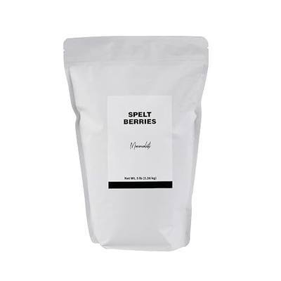 Minimalist Spelt Berries, Ideal for Baking and Cooking, Packaged in a Resealable Bag (5 Pound)