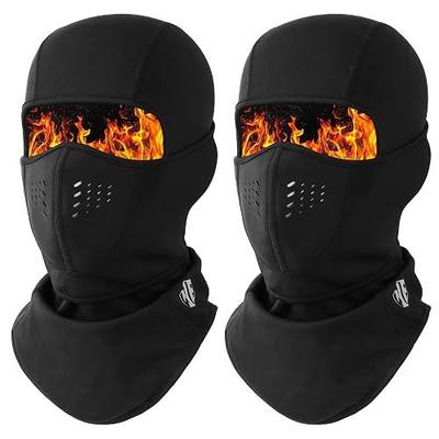 WTACTFUL Balaclava Ski Mask Men Women, Fleece Windproof Winter Motorcycle | Vented Neoprene Face Panel, Movable & Breathable, Anti-Fog Thermal Warmth, Comfort Fit, Snowboard Snowmobile Cycling