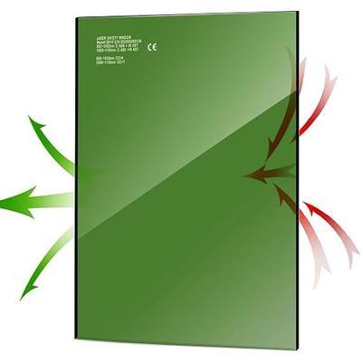 1PCS OD6+ Laser Safety Window Shield For 800-1100 nm Wavelength Filtering, Optical Fiber Infrared Light Protection