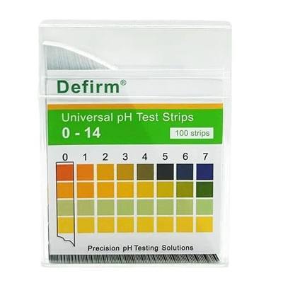 pH Test Strips Paper Universal Wide Range, pH 0-14 Acid Alkaline Litmus Test Strips Paper, Home Usage Water Swimming Pool Cosmetic Scientific School Lab Student Study pH Test