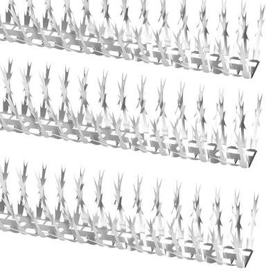 Bird Spikes for Outdoor – 5 FT Stainless Steel Pigeon Spikes to Help Keep Birds, Squirrels, and Woodpeckers Away – Flexible, Rust-Resistant Strips for Garden, Fence, Roof, and Window (5PACK)