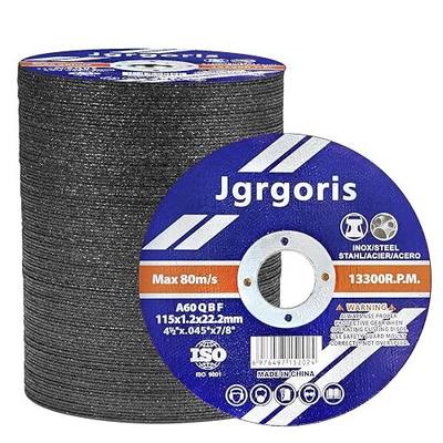 Cut Off Wheels 4-1/2", 100 Pack Angle Grinder Cutting Wheel, Metal Cutting Disc for Metal & Stainless Steel 045" Thick 7/8" Arbor - 100 Count