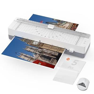 9-Inch Thermal Laminator Machine with Built-in Paper Trimmer & Corner Rounder, Fast 4-Min Warm-Up, Jam-Free System, Ideal for Home, Office & School