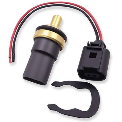 VEHICODE Engine Coolant Temperature Sensor, 2-Pin ECT Water Temp Sensor Compatible with Audi A3 A4 A5 A6 A7 A8 Q3 Q5 Q7 R8 S5, Volkswagen VW Beetle Jetta Passat Tiguan Atlas, Porsche, w/Connector