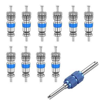 Valve Core for R410A R32 R22 Refrigerant, High Pressure with PTFE Seal - HVAC Replacement Part for Air Conditioning and Refrigeration Systems (Pack of 50)