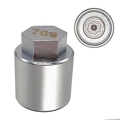 JL 704 for 27mm Nuts, Wheel Locking Nut Key for Jeep (JL) Dodge | Wheel Lock Nut Socket Adapter, Anti-Theft Lug Nut Removal Tool, Anti-Theft Screw Remover, Repair Tool, Tyre Fitting, garage