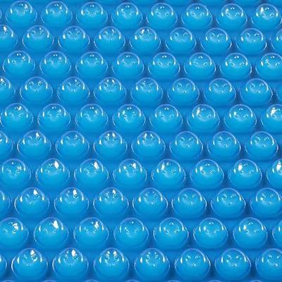VINGLI 12mil 12ft Round Solar Pool Cover for Above Ground Pool,Blue | Tear-Resistant Material / Heats Pool / Ultra-Durable Blue Bubble Design / Solar Pool Blanket / Trimple & Easy to Install