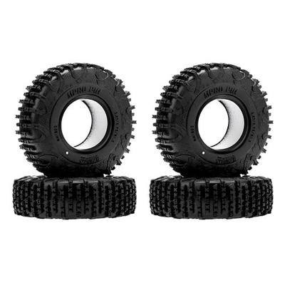 MEUS RACING 1.3 Tires - MS6 MPRO Pin Tires for TRX4M SCX24 FCX24 AX24 1/24 1/18 RC Crawler, 0.87/2.76/R1.3, #1302