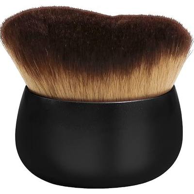 Makeup Blend & Blur Extra Large Body Brush for Self Tanner,Leg Makeup & Bronzer Self Tan Applicator, Powder, Foundation, Blusher, Bronzer,Massager for Face Gift box (Black)