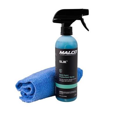 Malco SLIK SiO2 UV Paint Protection + Shine Spray for Vehicles (60-Day Advanced Protection & Shine) - Rejuvenates and Protects Exterior Finishes with Deep Shine/UV and Environmental Shield (264016)