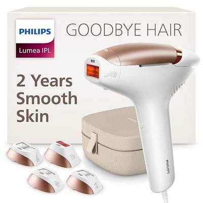 Philips Lumea IPL — Salon-Like Laser Hair Removal for Women, Permanent Hair Reduction Device At Home for Face & Body — Safe & Painless for Face, Bikini, Body, 5 Settings & Skin Sensors, BRI984/03