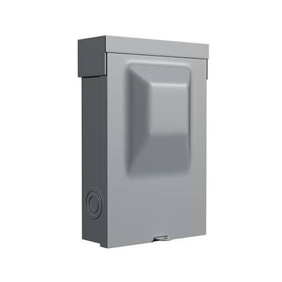 1Pack 60AMP 240V Waterproof AC Disconnect Box Non-Fused, Metal Box Pull-Out Disconnect Switch for Home and Light Commercial Air Conditioning, UL Listed