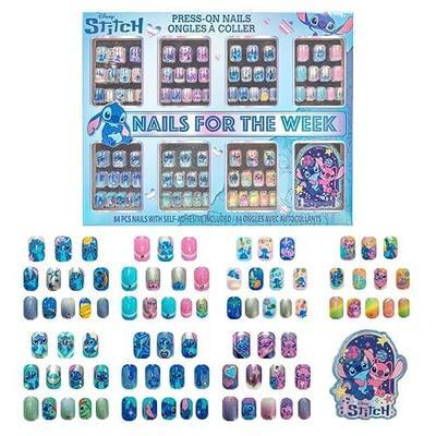 Stitch Press-On Nails Set, 84-Piece, Ages 6+