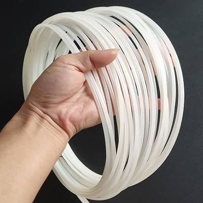 50 Feet White HDPE Plastic Welding Rod,1/8" Diameter,High Density Polyethylene Welding Rod for Car Bumper,Water Tanks,Canoe and Plastic Bins