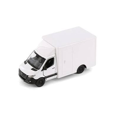 KiNSMART - Mercedes-Benz Sprinter Cargo Van 1:48 O Scale 5" Die Cast Metal Model Toy Van, Pull-Back Action (UPS Box Truck)