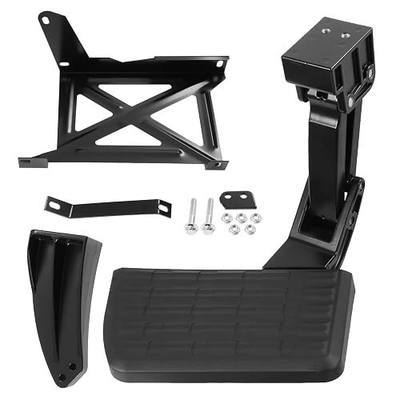Retractable Rear Bed Step Compatible with 2014-2021 Toyota Tundra | Folding Truck Tailgate Step Replaces PT392-34140 75316-01A
