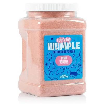 Wumple Pink Vanilla Cotton Candy Floss Sugar – Fine-Grain Floss Sugar Mix for Cotton Candy Machines, Parties, Carnivals & Events - Pack of 1 (61 oz)
