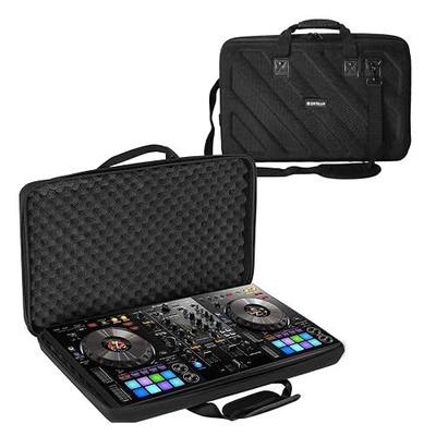 DJ Controller Case Fits for RX/SX/SX2/SX3/DDJ-FLX6/Denon MC7000 | Hard Case Protable Travel Storage Box for Pioneer DJ Controller with Shoulder Strap Waterproof and Dustproof Protect Case