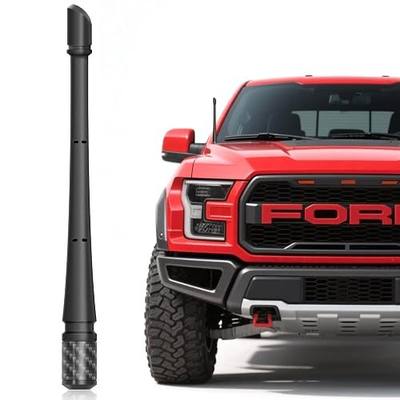Kerros 7 Inch Short Antenna for Ford F150 2009-2026 and Bronco 2021-2026 | Rubber Replacement Antenna with Internal Copper Coil, Easy Installation, Designed for AM/FM Reception and Car Wash Use