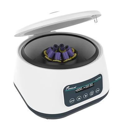 JOANLAB LC-400 PRP Centrifuge, 8x2/5/10ml & 4x15ml Tubes | 500-4000RPM low speed, 1717xg RCF, timer 30s-59min, benchtop centrifuge for PRP isolation & sample prep