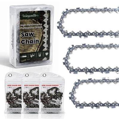 New 10 Inch Chainsaw Chain 3/8"LP Pitch .043" Gauge 40 Drive Links, 10 Inch Replacement Chain for EGO PSA1020, RYOBI P2502, Worx WG322 WG323, Makita XCU06, Milwaukee M18, BLACK+DECKER & More - R40