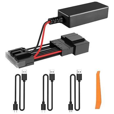 16-Pin Dash Cam Power Adapter for Ford & Lincoln Vehicles | Rearview Mirror USB Power for F-150 F-250 F-350 Explorer Bronco and More, Hidden Wiring, No Fuse Tap