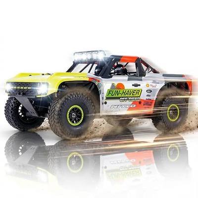FMS 1/7 Ford Bronco RTR EB Fast RC Truck – Licensed by Ford & RTR Vehicles, 80km/h Short Course Truck, 4WD Brushless RC Car, CNC Metal Parts, Off-Road Rock Crawler 4x4 for Adults (2024 paint scheme)