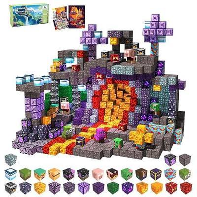 Magnetic Blocks, 200PCS Toys Building Cube Birthday Gifts for Kids | Magnetic Cubes, 0.8 inches Building Blocks, STEM Construction Toys Christmas Birthday Gifts for Kids Boys Girls