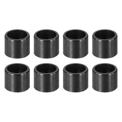 uxcell 8Pcs Sleeve Bearing Plastic Bushings ID 8mm x OD 10mm x Length 8mm POM Wrapped Oilless Bushing, Black