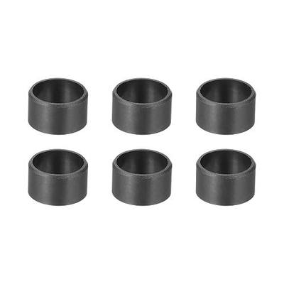 uxcell 6Pcs Sleeve Bearing Plastic Bushings ID 12mm x OD 14mm x Length 8mm POM Wrapped Oilless Bushing, Black