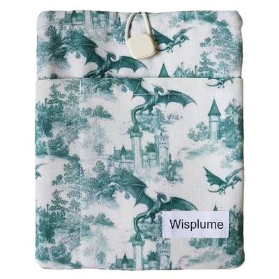 Padded eReader Sleeve Tablet Bag Pouch for Paperwhite, Colorsoft,Signature Edition, Voyage,Scribe/Kobo eReader,Dragon Book Protector for Paperbacks and Small Hardcovers (White, Medium)