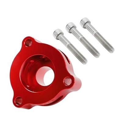 Blow Off Valve Adapter for Ford EcoBoost 1.5L-2.7L Red | For Fiesta Mustang Fusion Edge Escape Transit Bronco, 1.5 1.6 2.0 2.3 2.7L More Models, Red