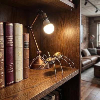 Steampunk Mechanical Insect Spider 3D Metal Model Kit for Adults DIY Assembly 2-3 Hours Build Premium Screw Craft Birthday Gift for Men Teens Father(Ghost Spider)