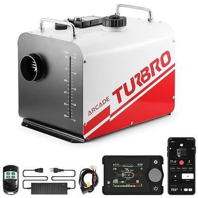 TURBRO 8kW Diesel Heater, 12V/24V/110V, All-in-One Parking Heater with Smart LCD, Remote and Bluetooth APP Control, Programmable Timer, Portable for RV, Camper, Truck, Boat, Tent, Garage, Shop, H8BP | Smart LCD, Remote & Bluetooth APP Control, For RVs, Campers, Truck & Boat