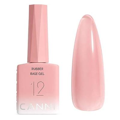 CANNI Rubber Base Gel Nude Pink 9ml Nail Strengthener UV LED Soak Off Gel | Flexible Support • Nail Strengthening • Crack Resistant • Natural Nail Protection • Smooth Application • DIY & Salon Use