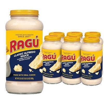 RAGÚ Classic Alfredo Pasta Sauce, Made with Real Cheese, 21.5 oz (Pack of 6)