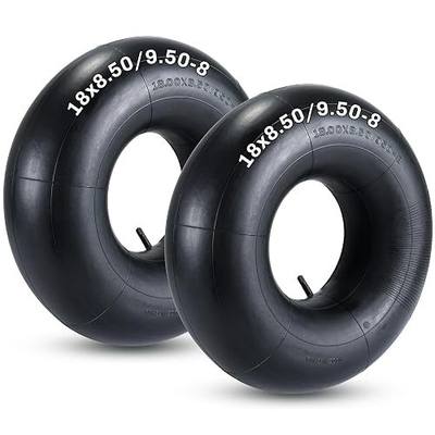 2 Pack 18x8.50-8 18x9.50-8 Inner Tube w/ TR13 Straight Valve Stem | Heavy Duty Replacement Tire Tubes for Go Karts, ATVs (18x8.5/9.5-8, TR13)