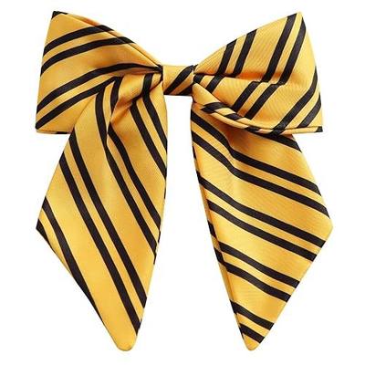 Big Stripe Hair Bow 6 Inch Women French Barrette Clips Wizard Hair Accessories Yellow