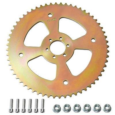 JNDO 60T Sprocket #420 Chain 6 Hole High Torque for Coleman CT100U DB30 | 60 tooth, 420 chain, 6 hole, high torque, rear sprocket, for Coleman CT100U, Baja DB30, Mega Moto, Motovox MBX10