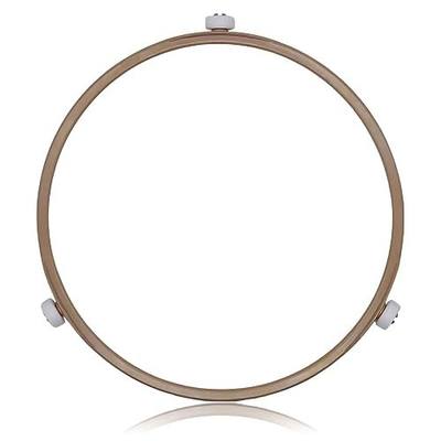 Microwave Turntable Ring Replacement 8.7-Inch Microwave Oven Spinner Replacement Parts with 3 Smooth Rollers Universal Fit for Most Microwaves