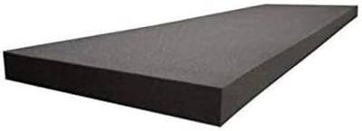 GoTo Foam 1" x 24" x 72" Black Upholstery Foam Sheet - 1.8 Density, Firm (44 ILD), Open-Cell Polyurethane - Cushion Replacement, DIY, Soundproofing