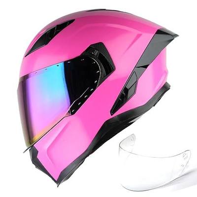 1Storm Motorcycle Full Face Helmet for Adults Men and Women Street Bike Racing Helmet DOT Approved with one Extra Clear Shield