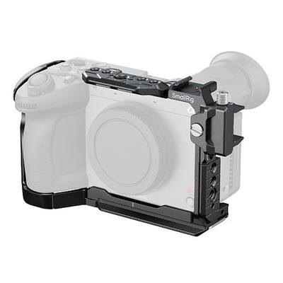 SmallRig Camera Cage for Sony FX2, HawkLock Quick Release FX2 Cage with Top Plate, Cable Clamp for HDMI, Multiple Mounting Points, Camera Rig Compatible with Original XLR Top Handles - 5587