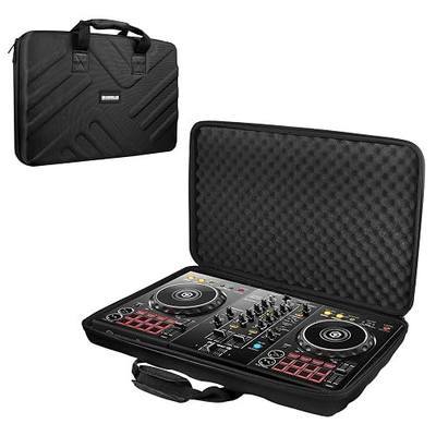 DJ Case - 20.8"x14.5"x3.5" - Fits Pioneer DJ Controller DDJ-FLX4/DDJ-400/DDJ-SB2/DDJ-200/DDJ-SB3/DDJ-RB - Hard Shell Traveling Case - EVA Protection - For DJ Equipment
